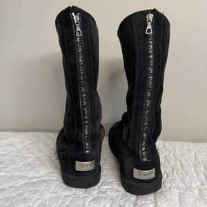 UGG Australia Knightsbridge Tall Zipper Black Boots Black Size US 8 Model 5119